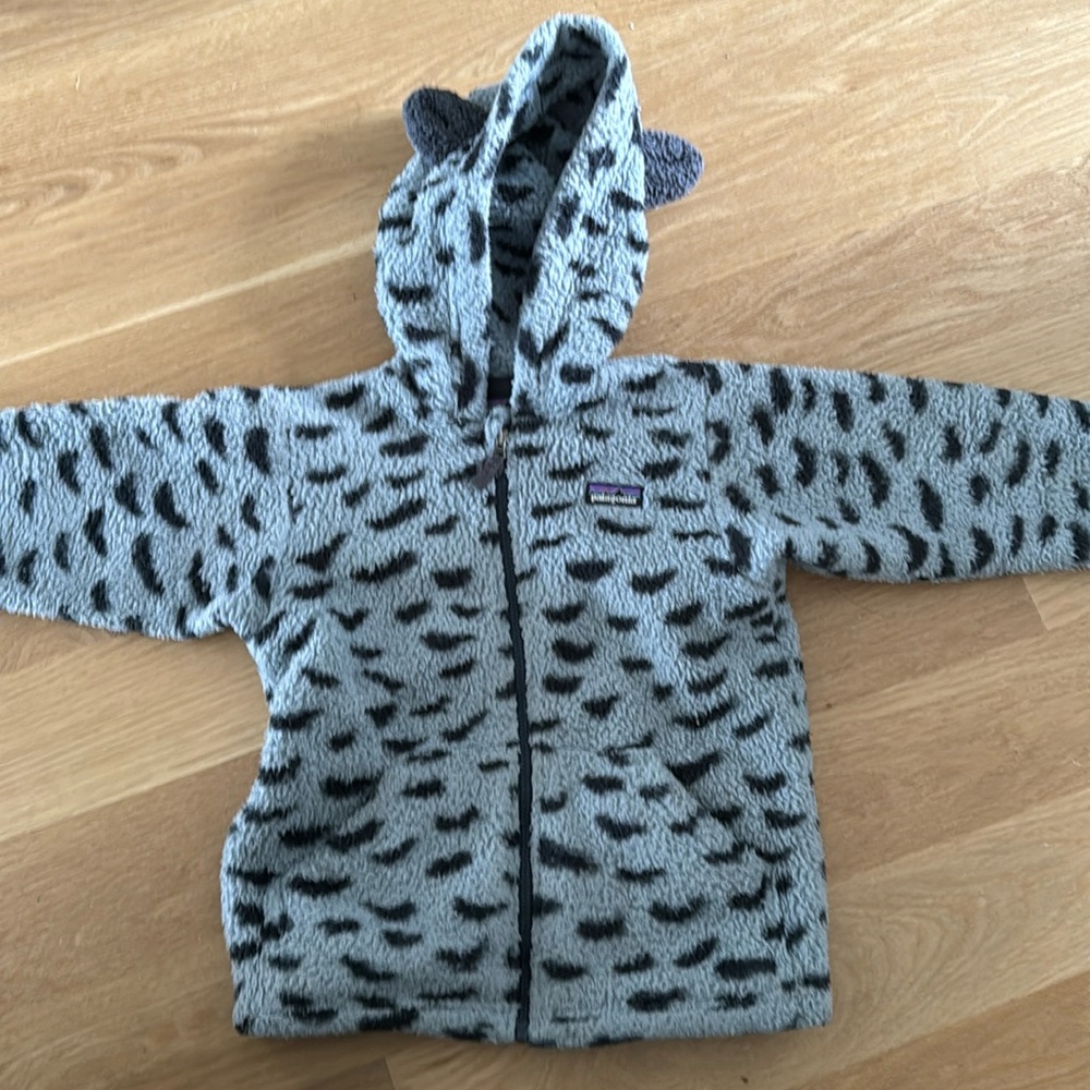 Patagonia 5T fleece jacket . With bear ears